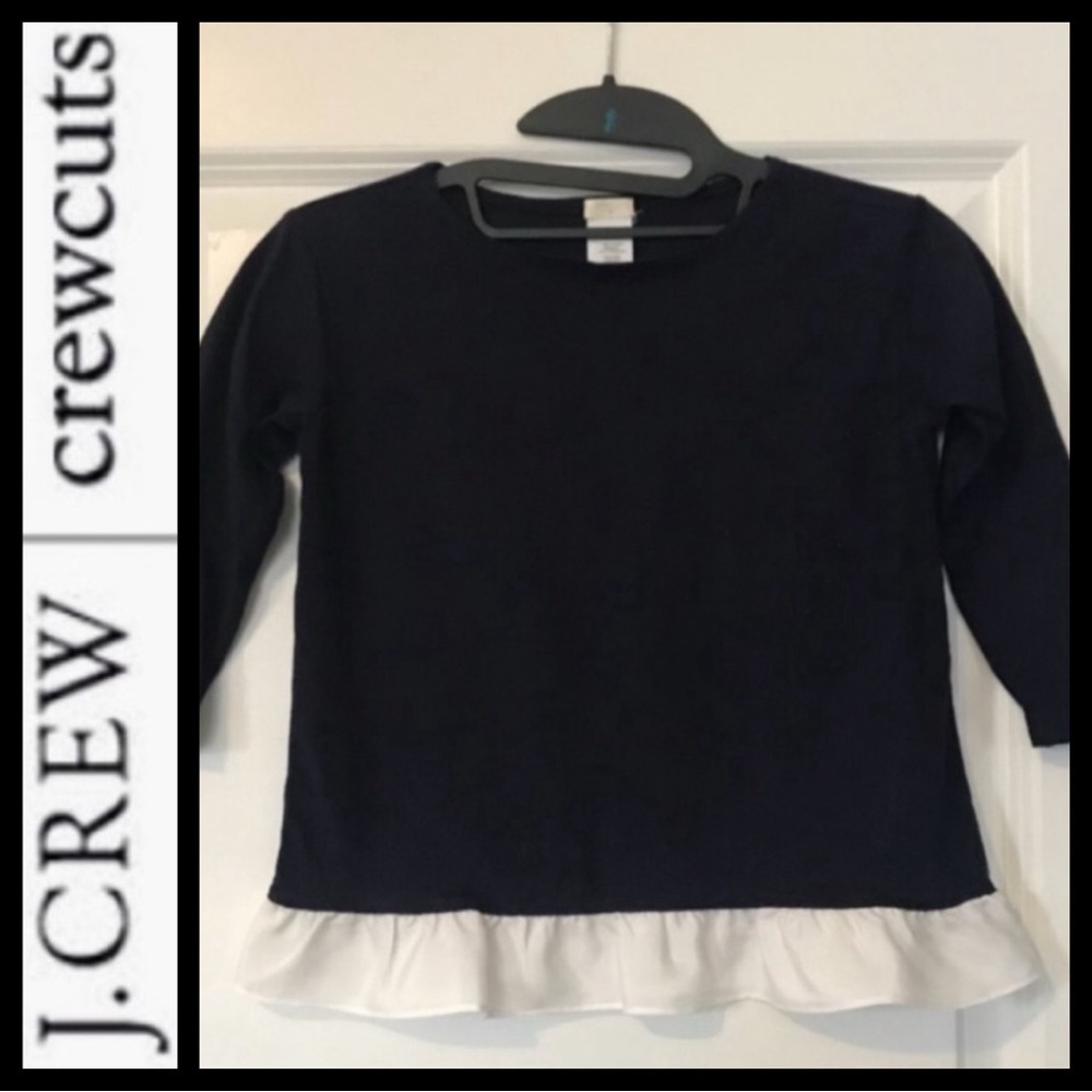 J.CREW crewcuts Ruffle Top - Picture 2 of 5